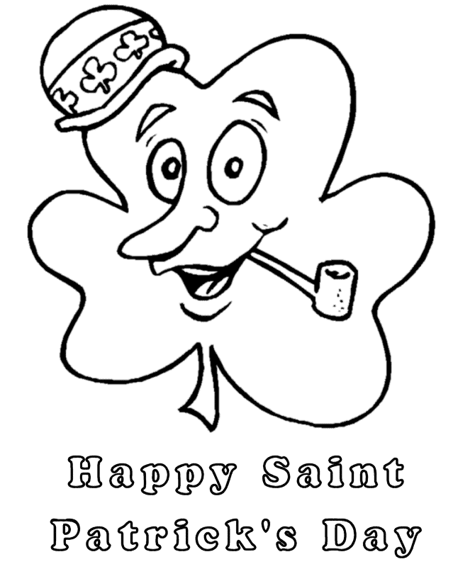 St Patrick's Day Coloring Printables - St Patrick's Day Cartoon 