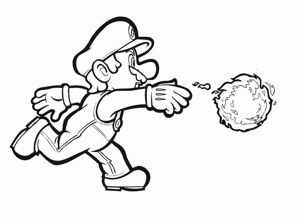 Mario bros coloring pages7 print free coloring pages
