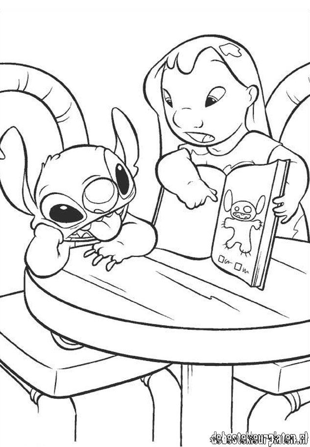 Lilo and Stitch coloring pages - Printable coloring pages