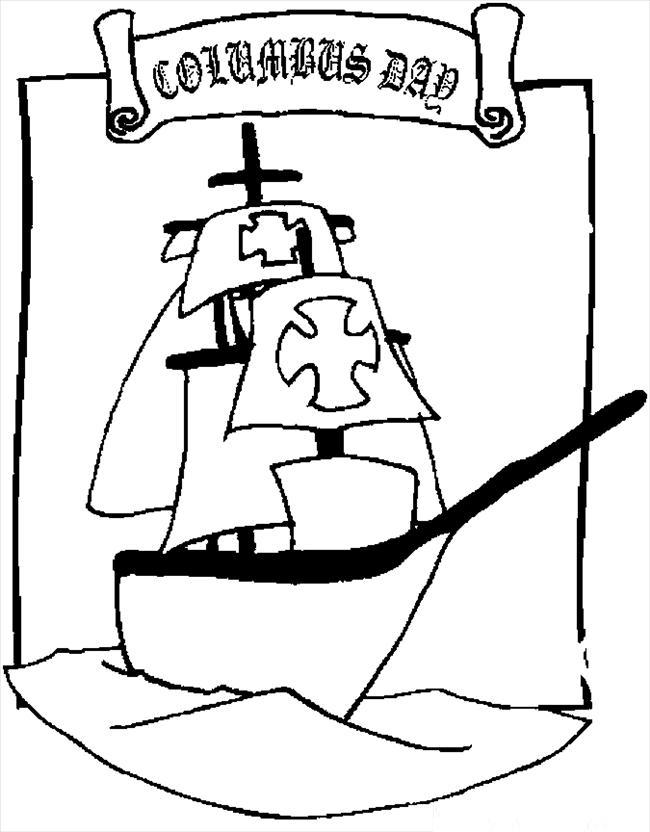 Columbus Day Coloring Pages Free Printable Download | Coloring 