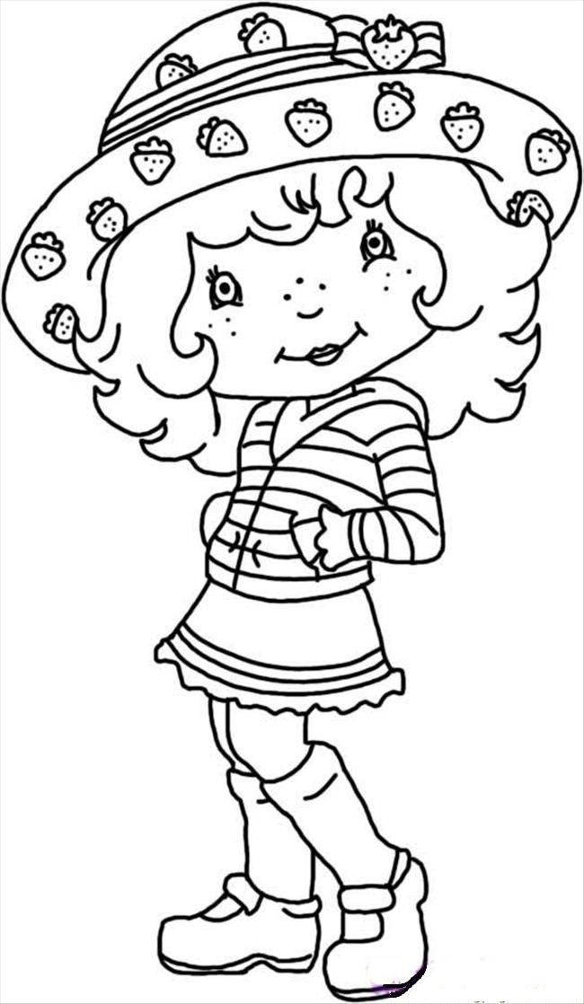 Strawberry Shortcake Coloring Pages for Kids- Free Coloring Pages 