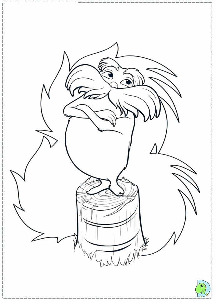 the lorax Colouring Pages (page 2)