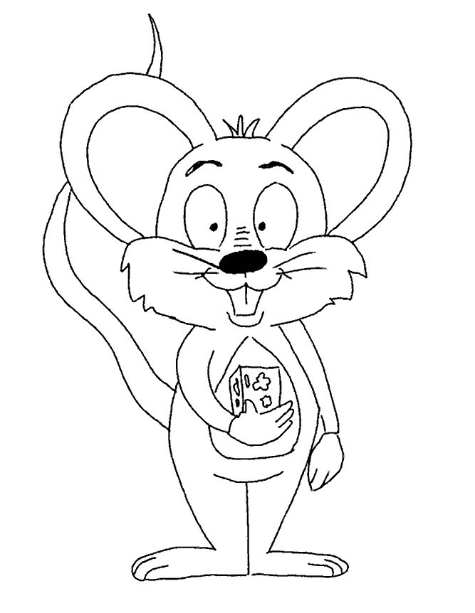 Coloring Page - Mouse animal coloring pages 2