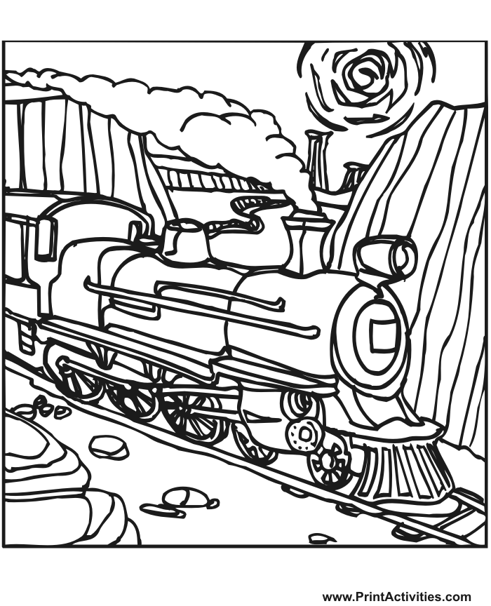 Construction Coloring Book Pages Bulldozers Steam Rollers Diggers 