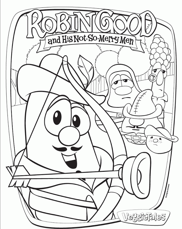 Free Printable Veggie Tales Coloring Pages For Kids They Who 
