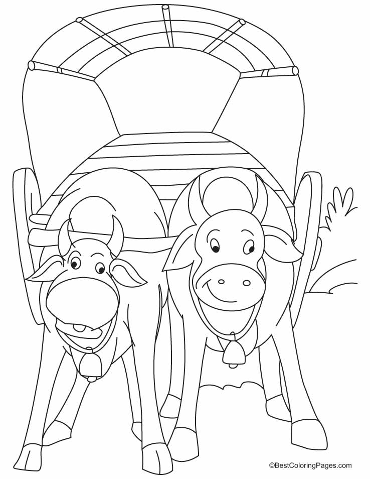Sled Riding Coloring Pages