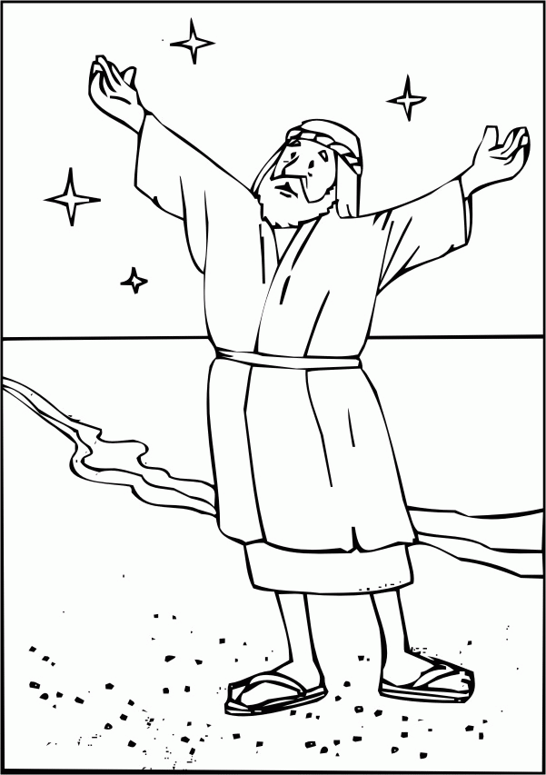 Coloring Pages - Abraham