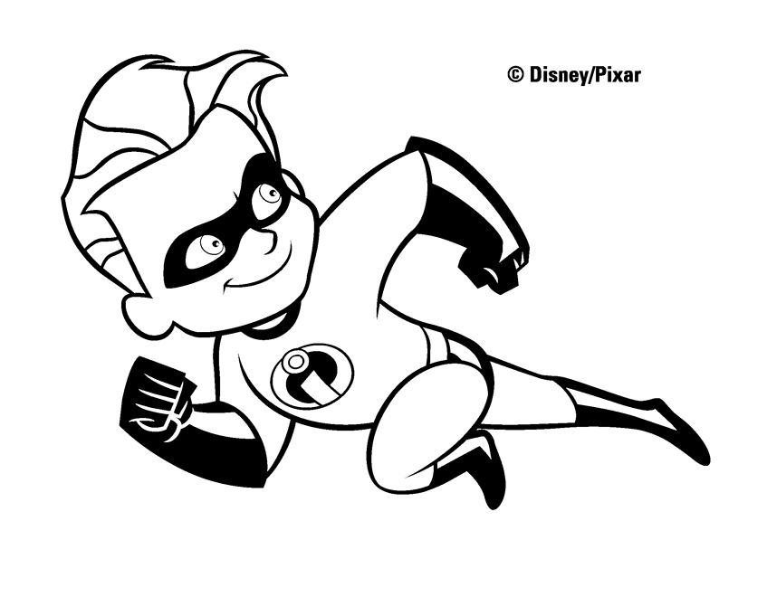 incredibles dash Colouring Pages (page 2)