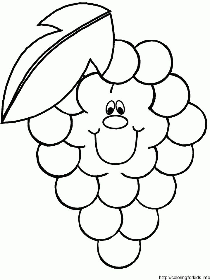 Fruit Coloring Pages To Print - ColoringforKids.info 