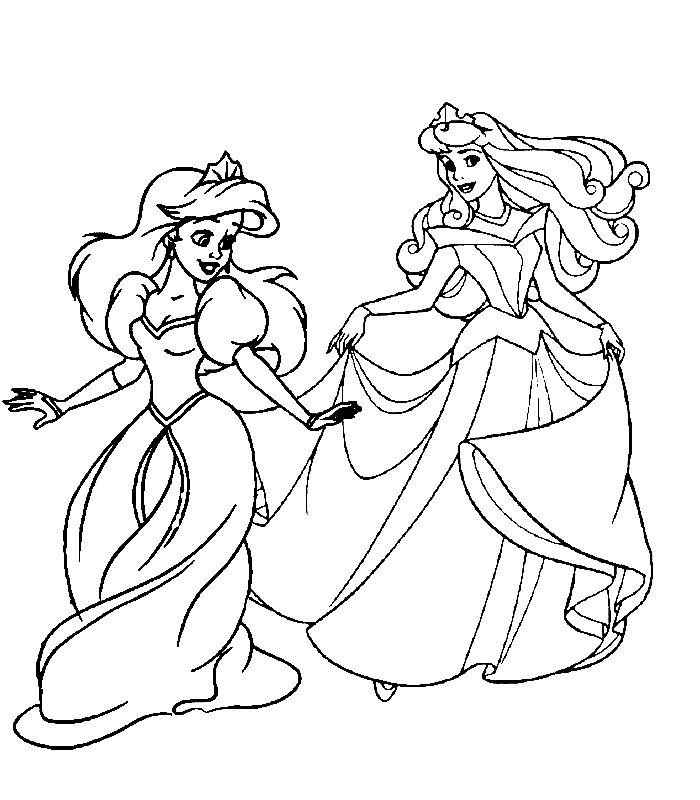 Disney Coloring Pages Of Princesses #7856 Disney Coloring Book Res 
