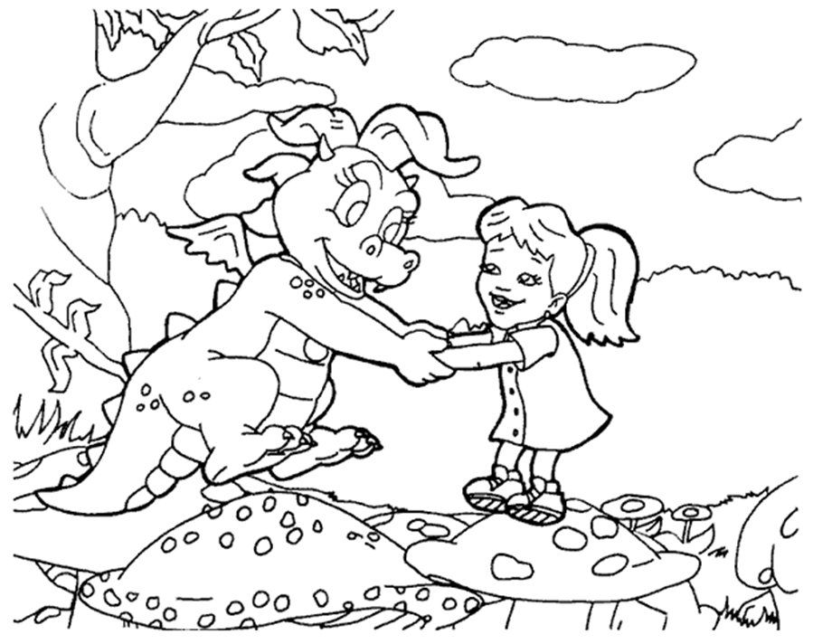 Coloring & Activity Pages: Cassie & Emmy Coloring Page