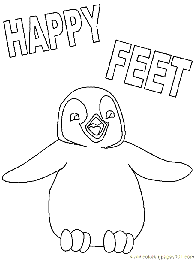 Coloring Pages Happyfeet005 (Cartoons > Others) - free printable 