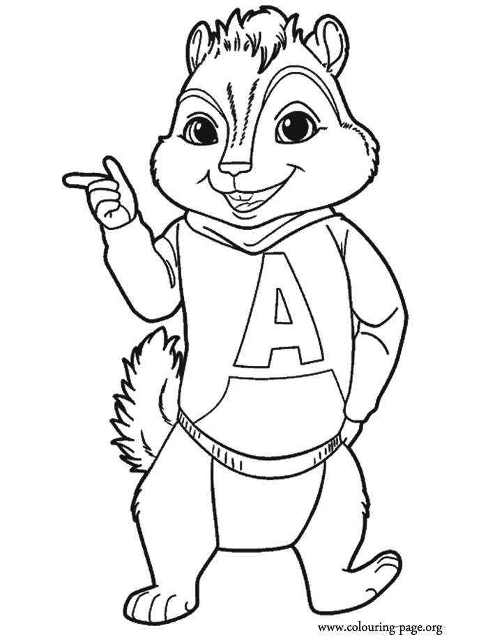 Alvin And The Chipmunks Coloring Pages | Coloring Pages