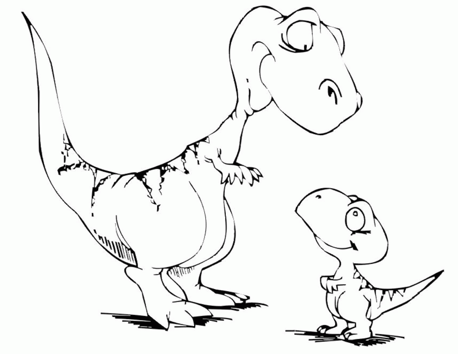 Kids Coloring Cute Dinosaur Coloring Pages Cute Dinosaurs Coloring 