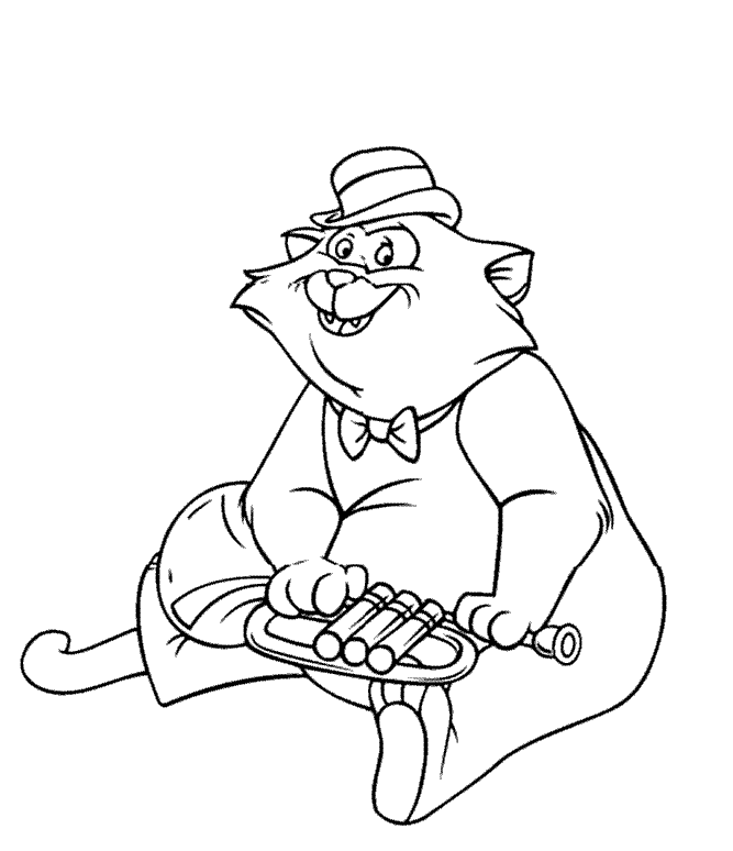 Aristocats Coloring Pages | Coloring