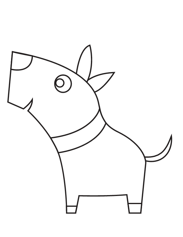 Printable Dog Coloring Page - wikiHow