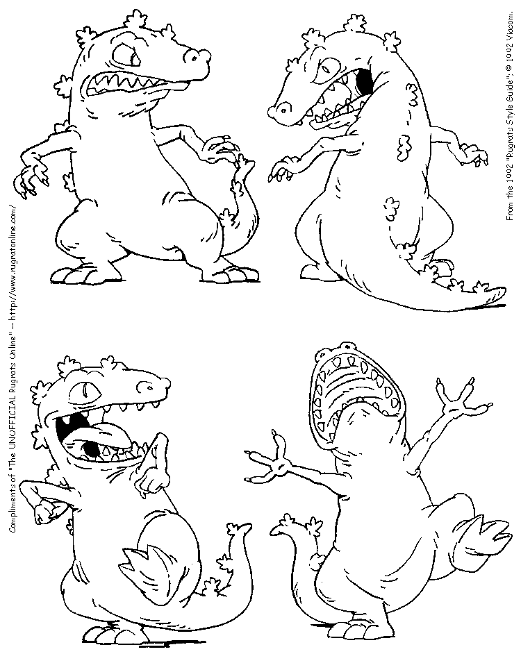 reptar Colouring Pages (page 2)