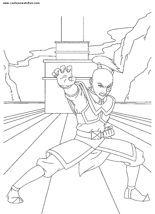 last airbender Colouring Pages (page 2)