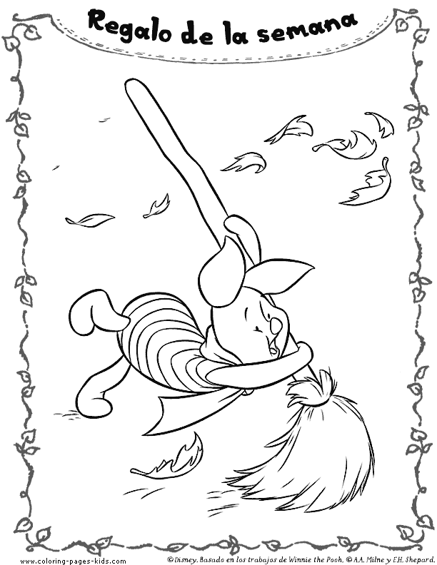 Winnie the Pooh coloring pages - Coloring pages for kids!