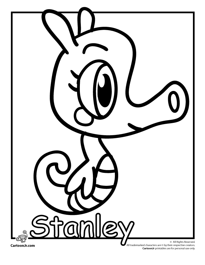 Moshi monster coloring pages - Coloring Pages
