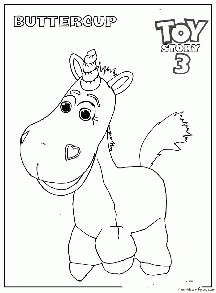 buttercup toy story 3 - Free Printable Coloring Pages For Kids 