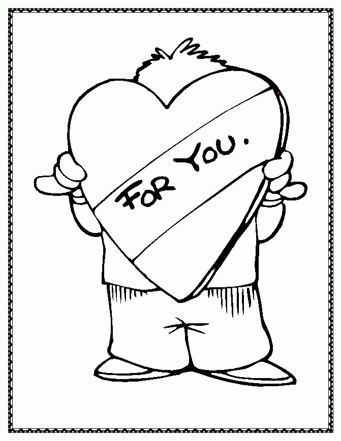 Valentine Coloring Pages