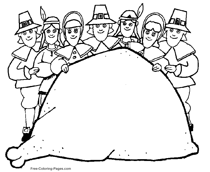 Thanksgiving coloring sheets - 40