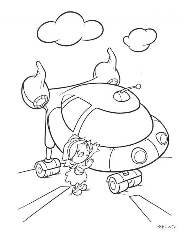 June And Rocket Little Einstein Coloring Pages 175801 Madeline 