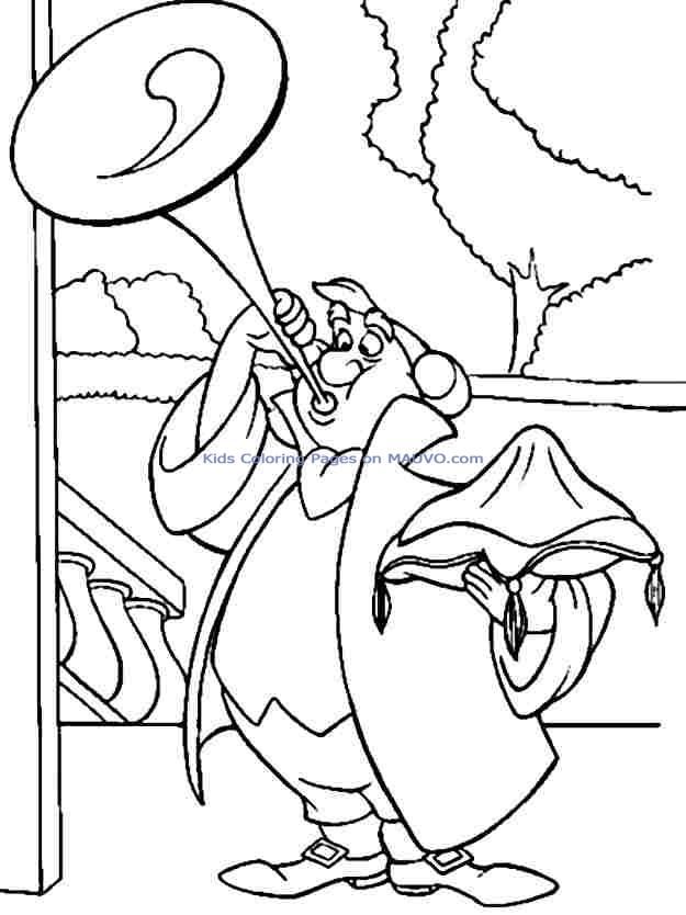 Printable Princess Cinderella Coloring Pages