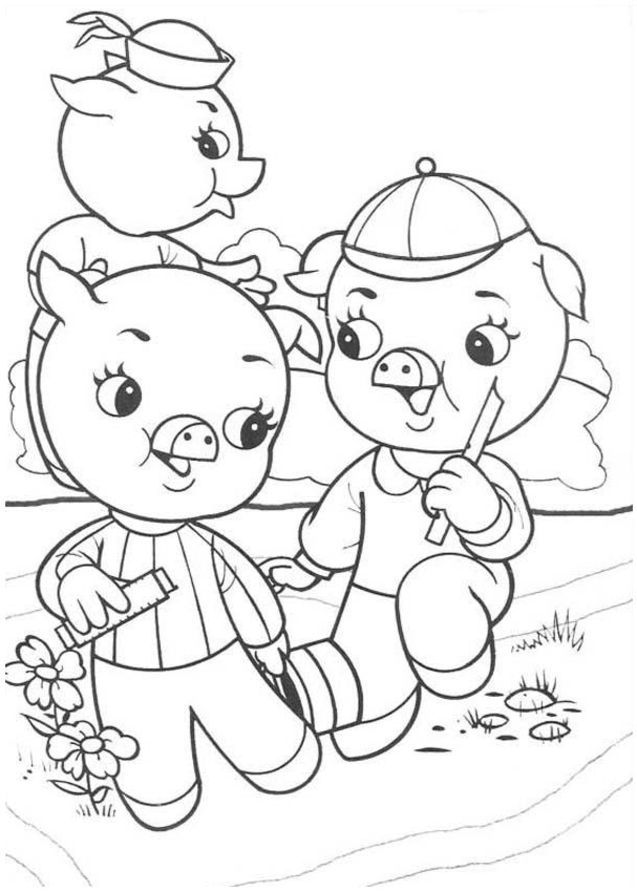Pig Coloring Pages Pig Coloring Pages 3 Pig Coloring Pages 2 