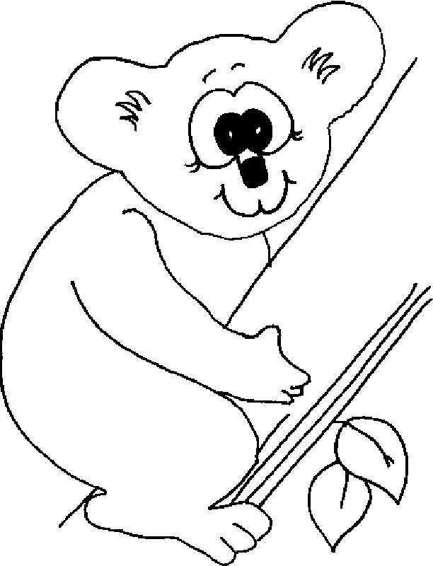 Koala | Free Printable Coloring Pages