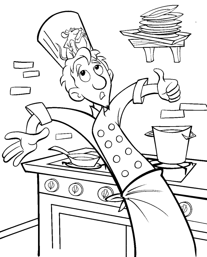 coloriages du film ratatouille sur un max de coloriages