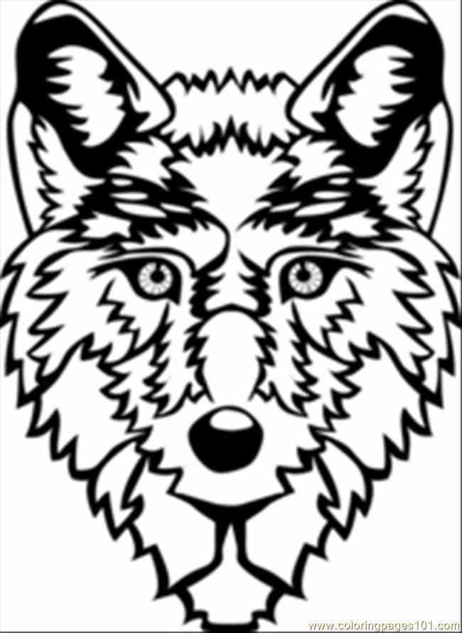 wolf heads Colouring Pages (page 3)