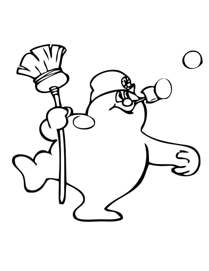 Frosty The Snowman Coloring Pages | Printable Coloring Pages