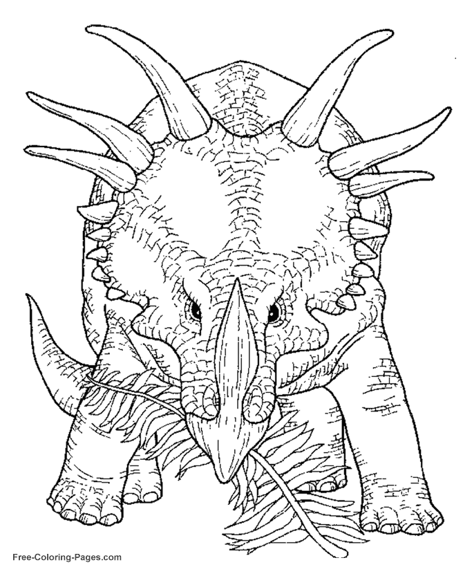 torosaurus coloring pages | Dinosaurs Pictures and Facts