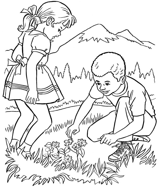 Childprintable Coloring Pages Nature