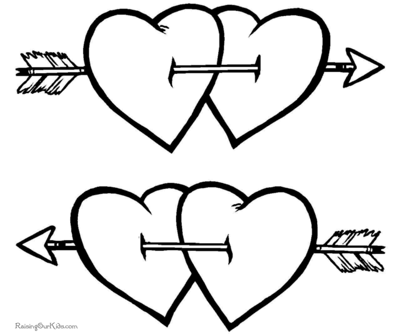 Printable Valentine Coloring Page - 005