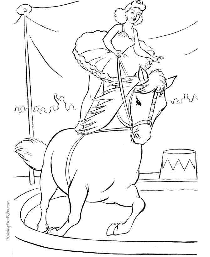 Horses to color - Horse coloring pages