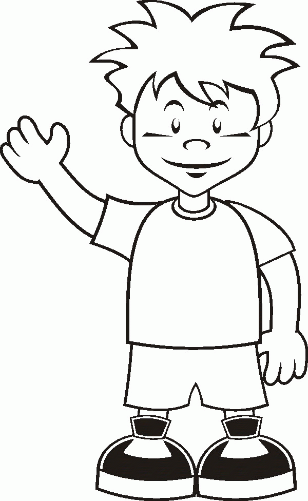 Boy Coloring Pages 2 | Coloring Pages To Print