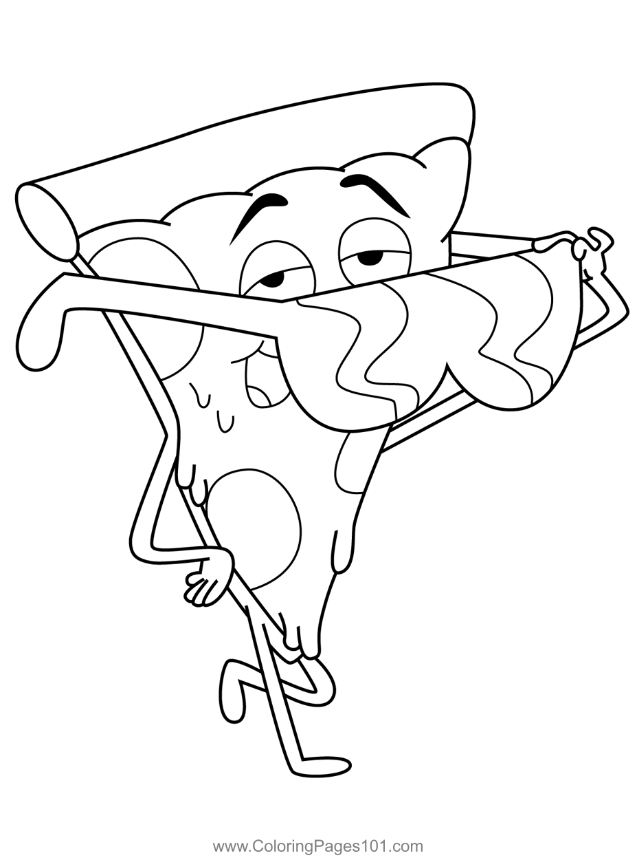 Pizza Steve Uncle Grandpa Coloring Page ...