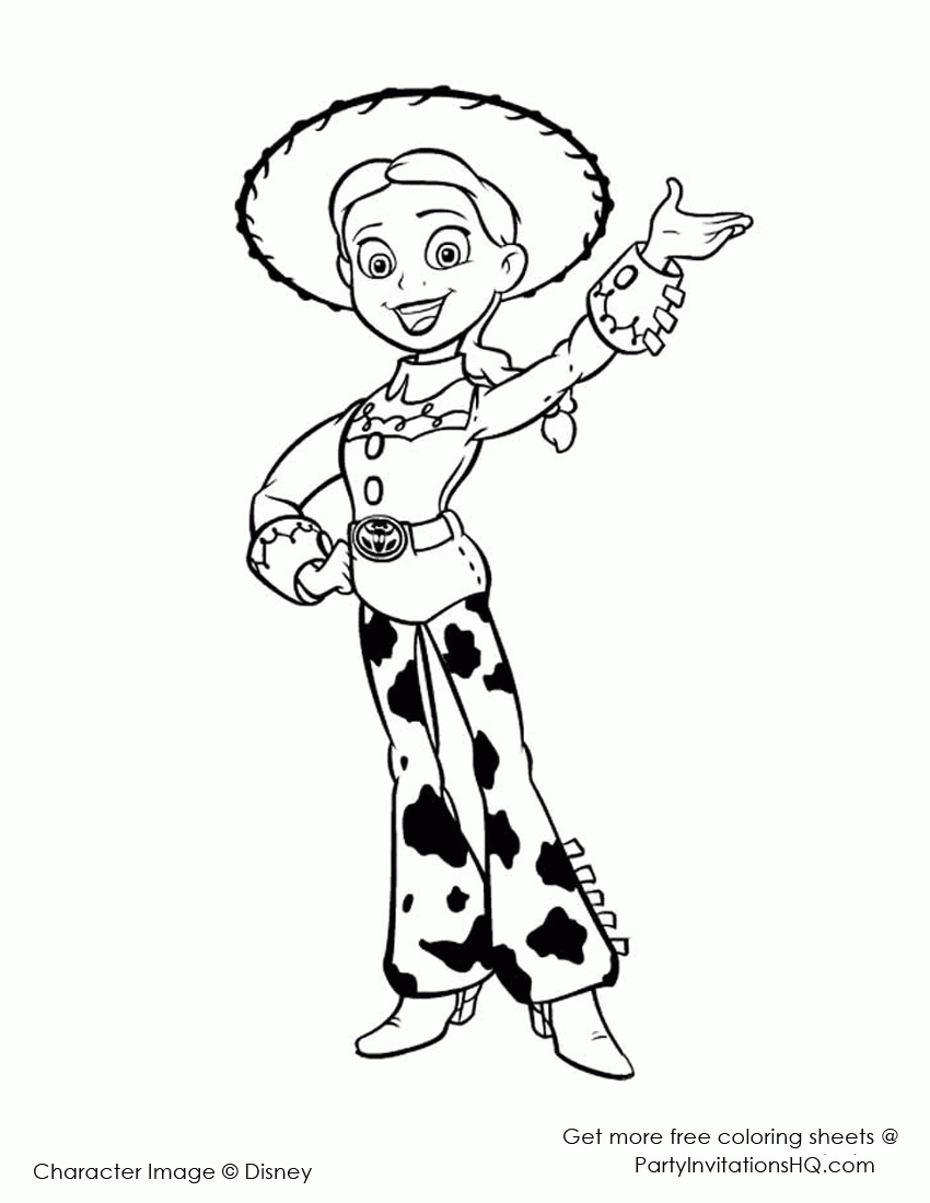 10 Best Jessie (Toy Story) Coloring Pages