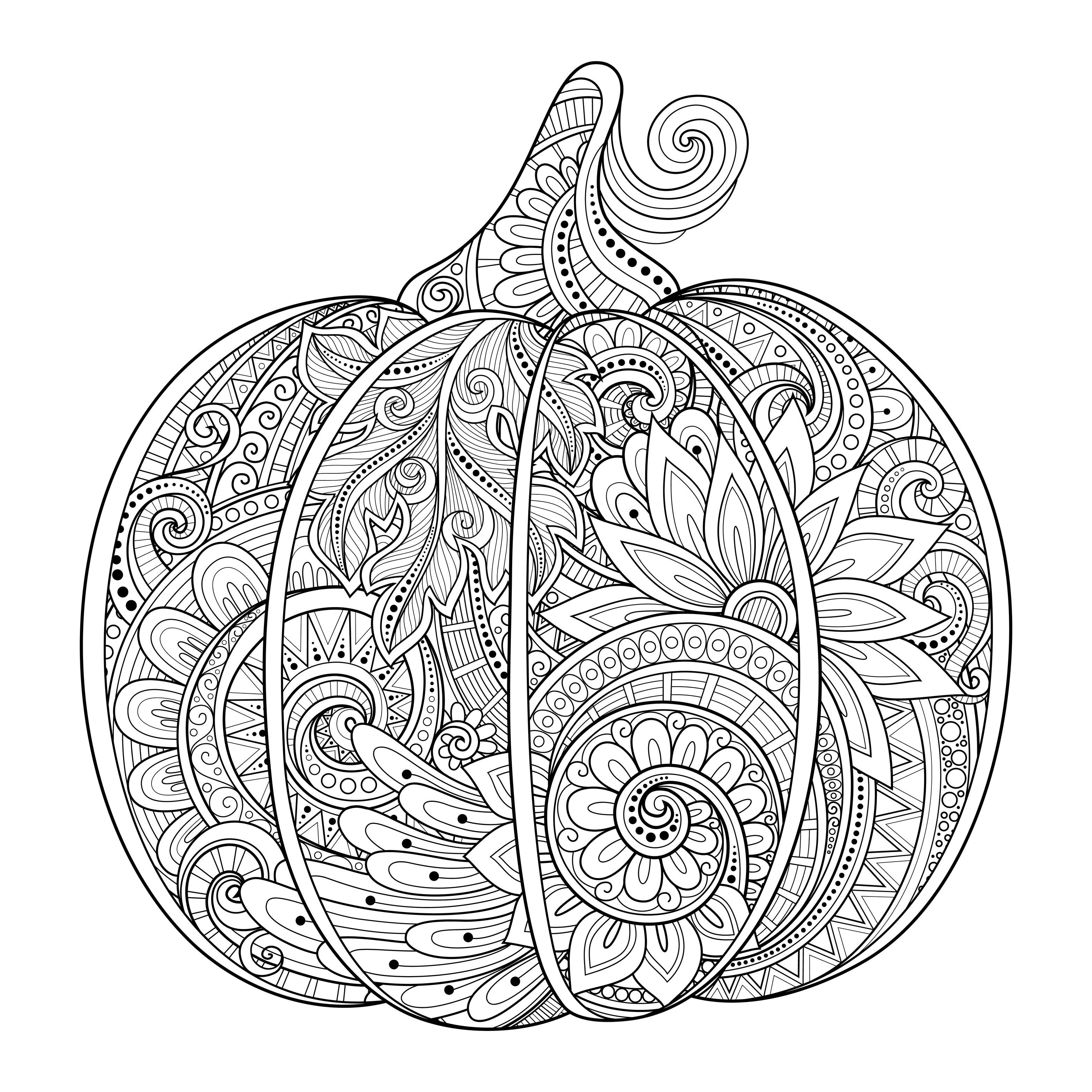 Halloween - Coloring Pages for adults