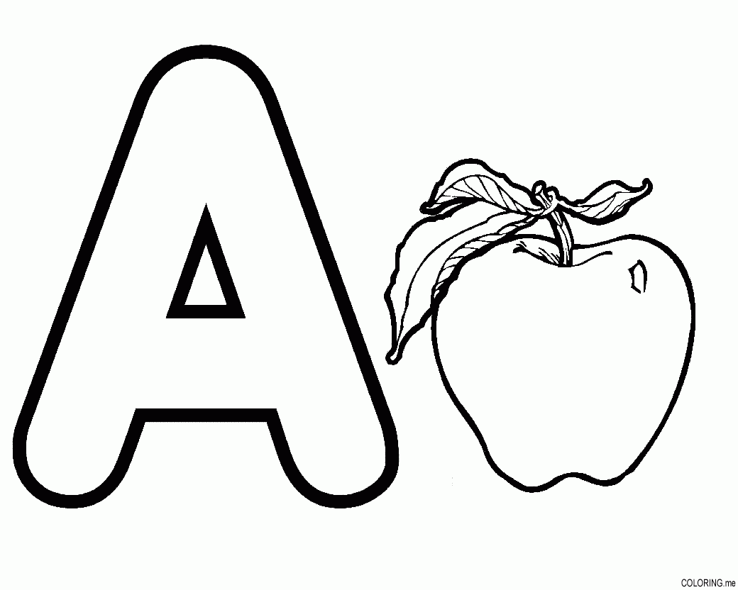 Alphabet Coloring Pages Pdf Free Letter A Coloring Pages Letter ...