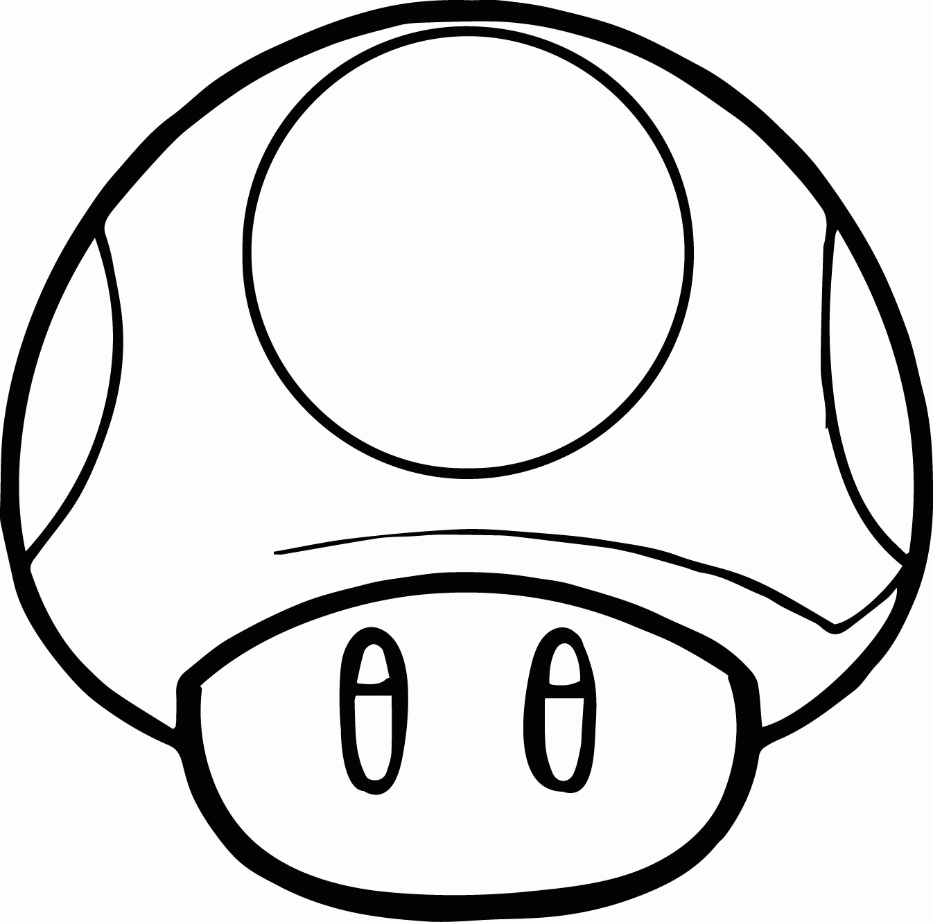 Super Mario Mushroom ColoringPages | Wecoloringpage