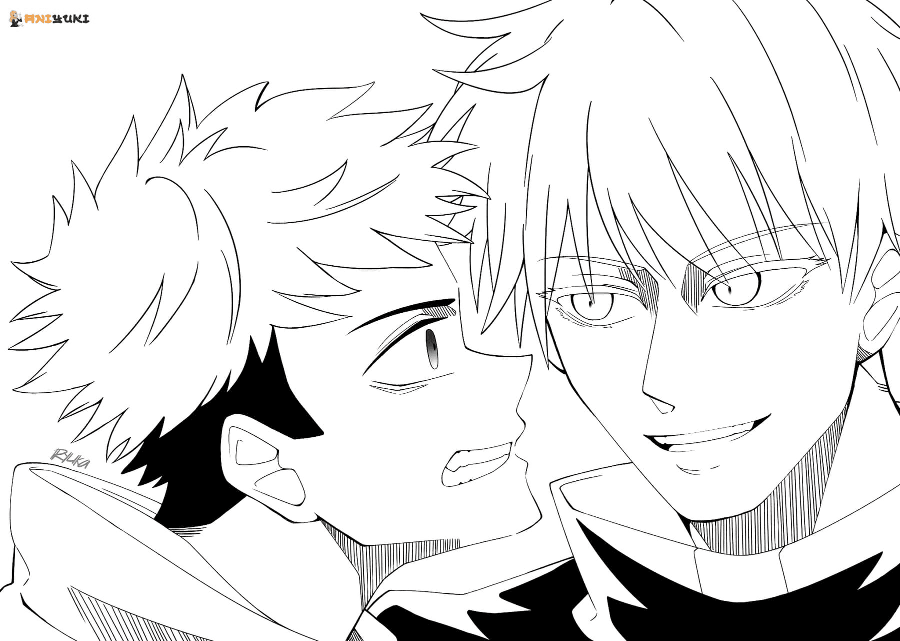 Jujutsu Kaisen guys Coloring Pages - Jujutsu Kaisen Coloring Pages - Coloring  Pages For Kids And Adults