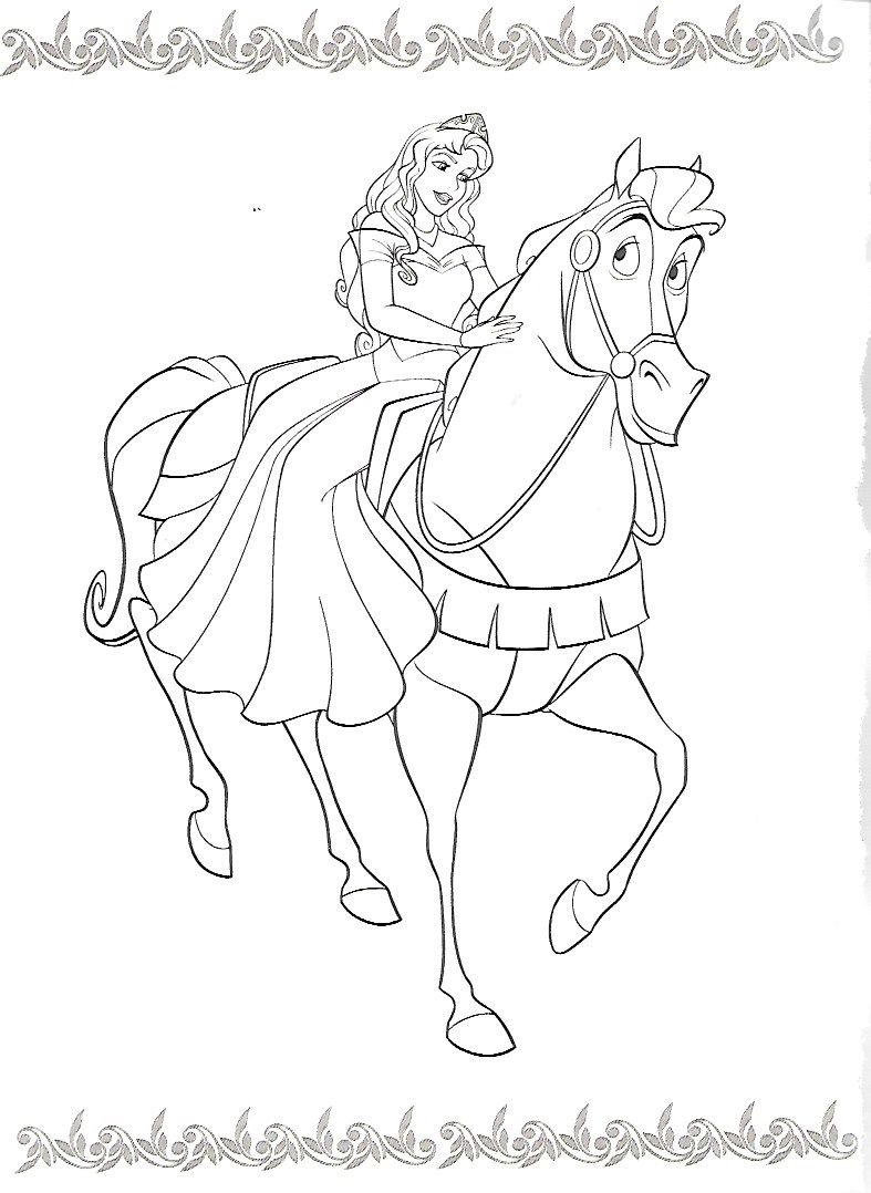 Pin by Melissa Eyster on Disney :) | Horse coloring pages, Disney coloring  pages, Barbie coloring pages