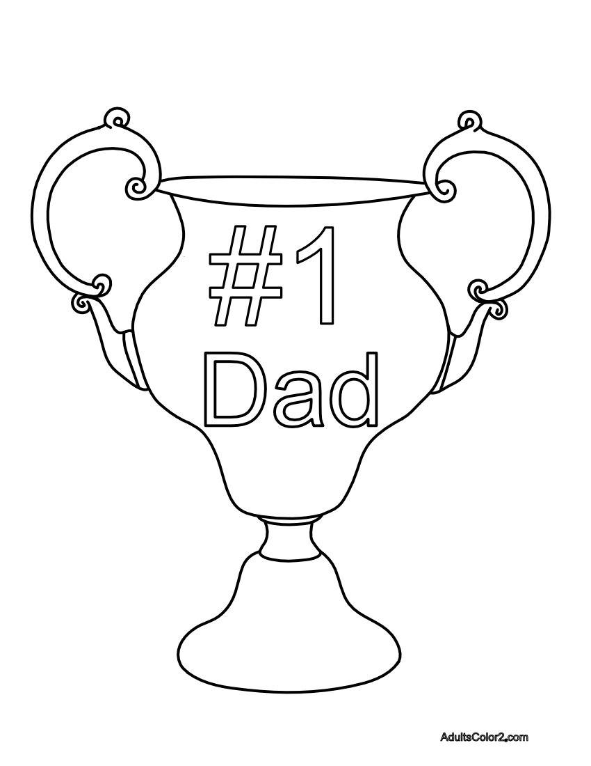 Fathers Day Coloring Pages: Cheap Ideas for Dad