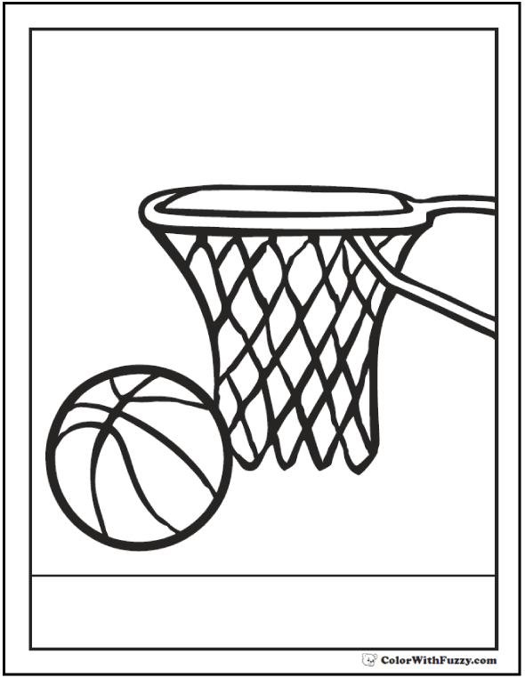 Basketball Coloring Pages: Customize ...