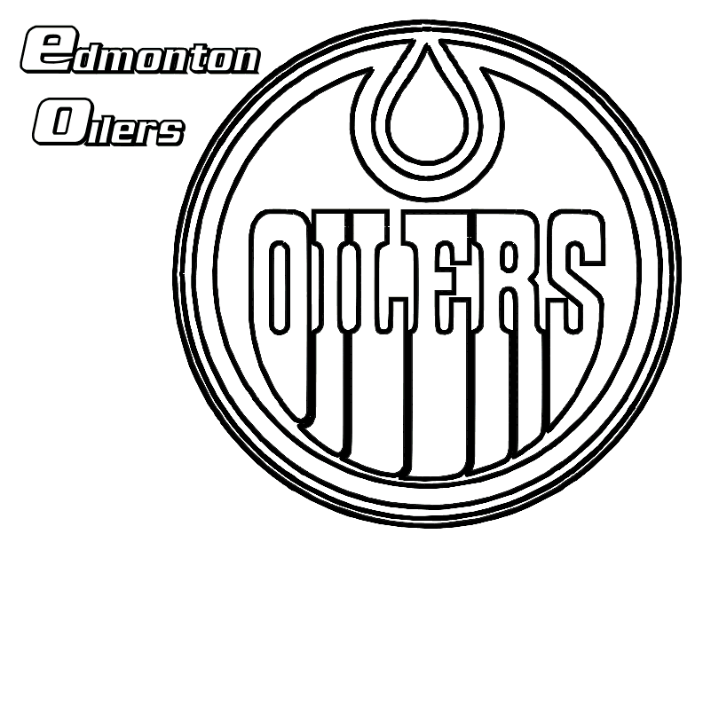 edmonton oilers coloring pages - Clip Art Library