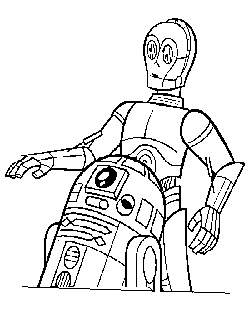 C-3PO Coloring Pages - Best Coloring Pages For Kids